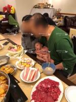 恭喜宝宝满月大家一起庆祝